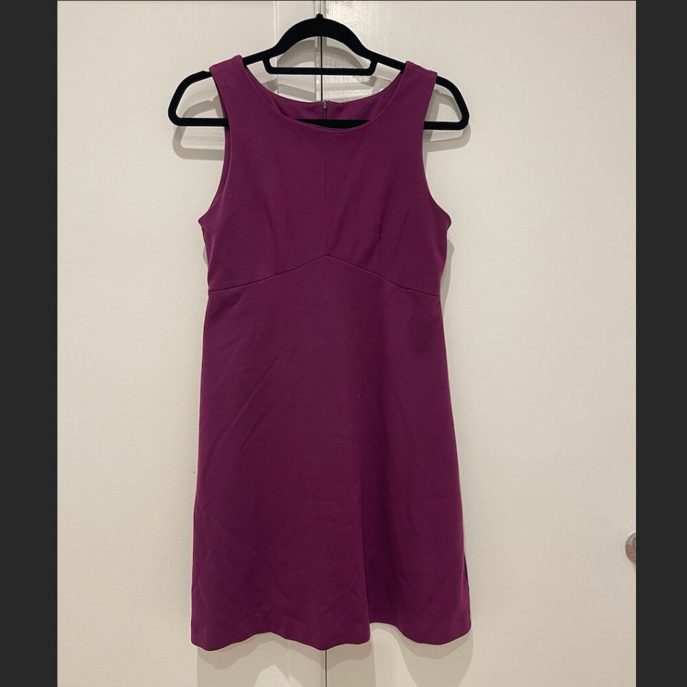 b. young boysenberry A-line dress